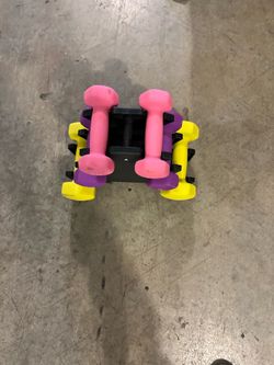 Neoprene dumbbell hand weights