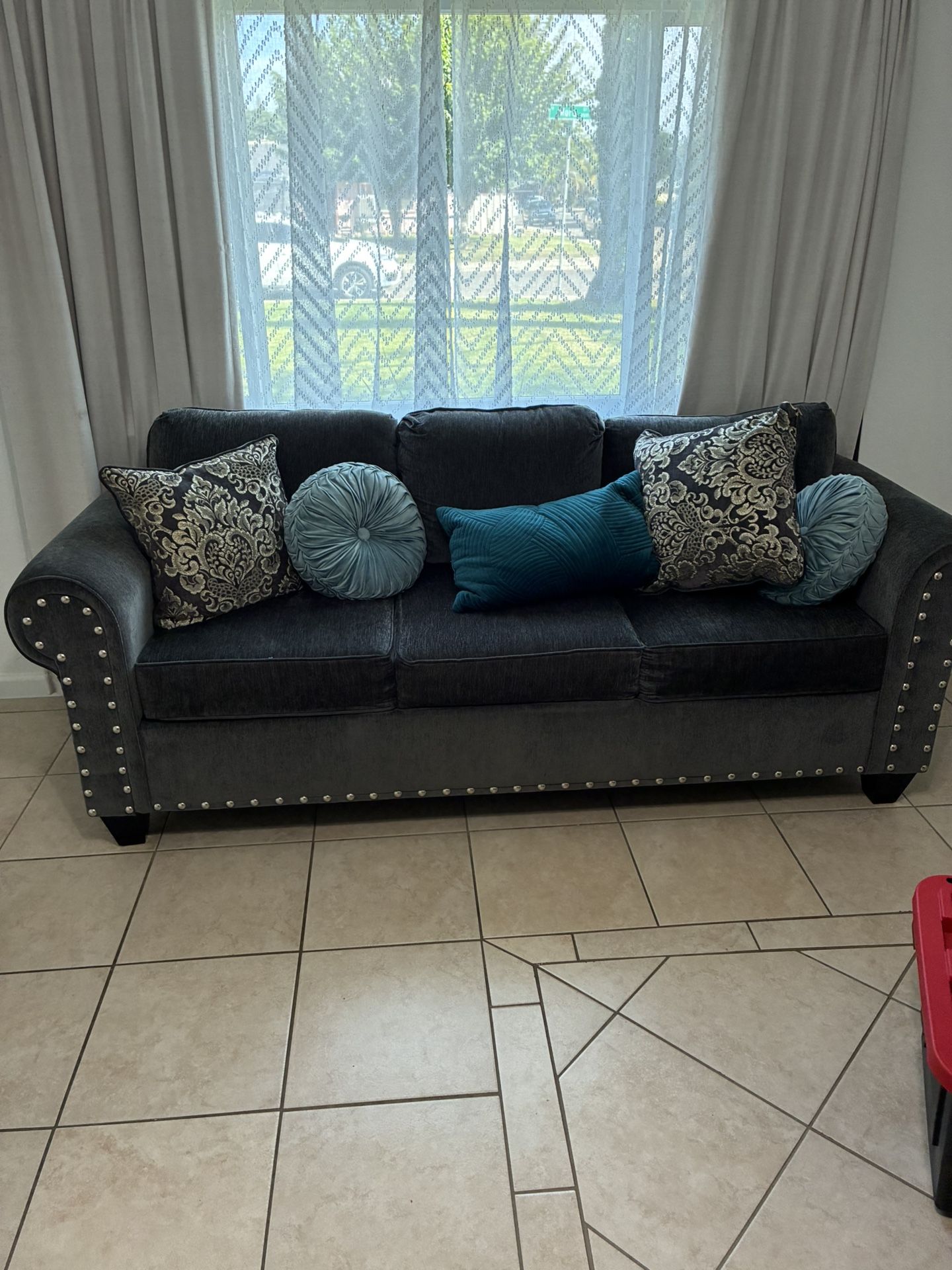 Couches And Throw Pillow 