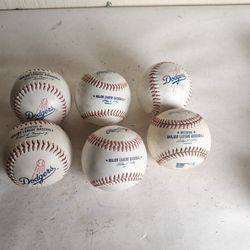 Dodgers Major League Baseballs