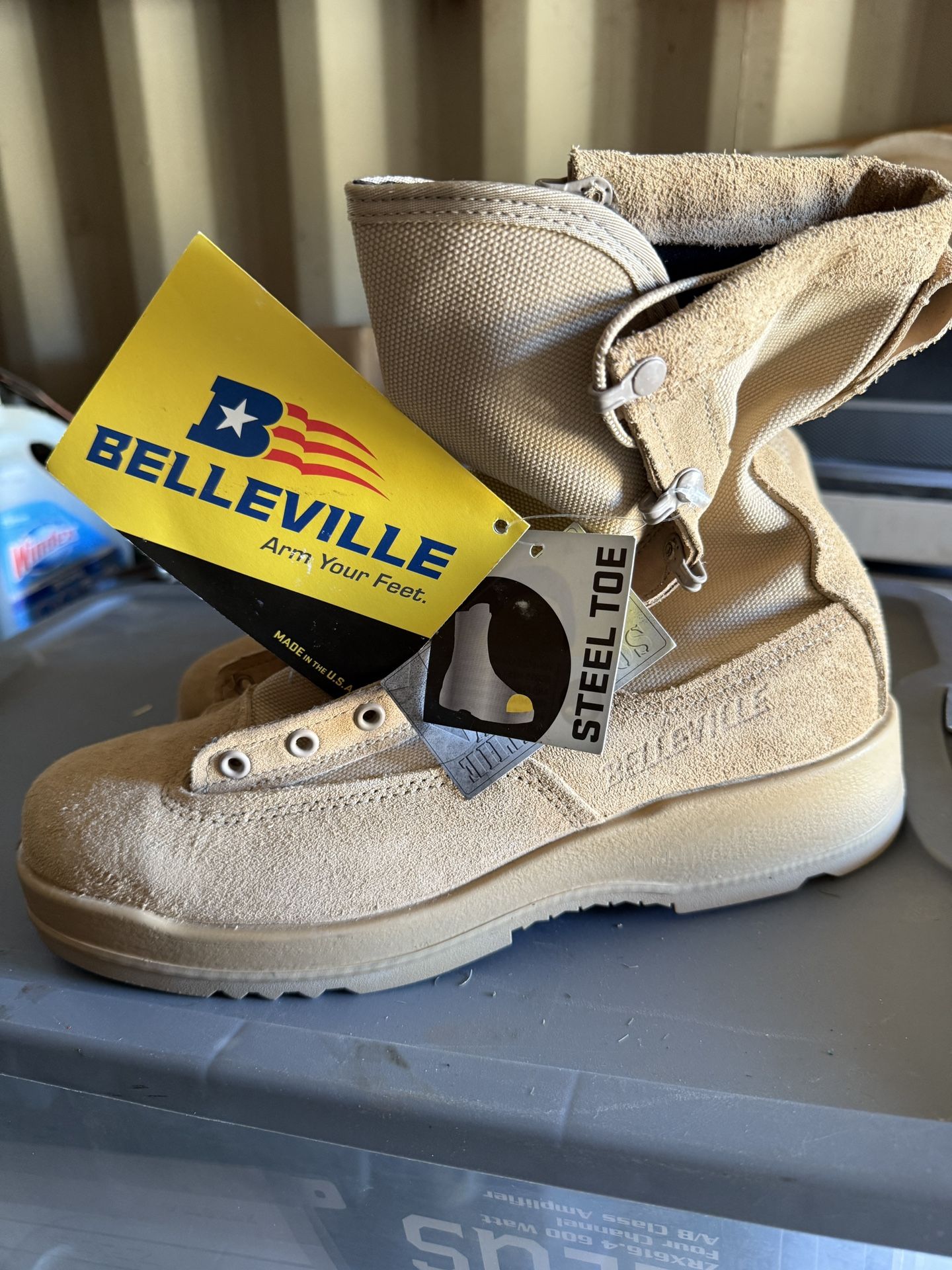 Belleville Safety Steel Toe Military Work Boots Men 11