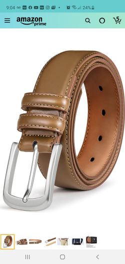 Leather belt