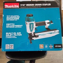 Makita 7/16 medium crown stapler