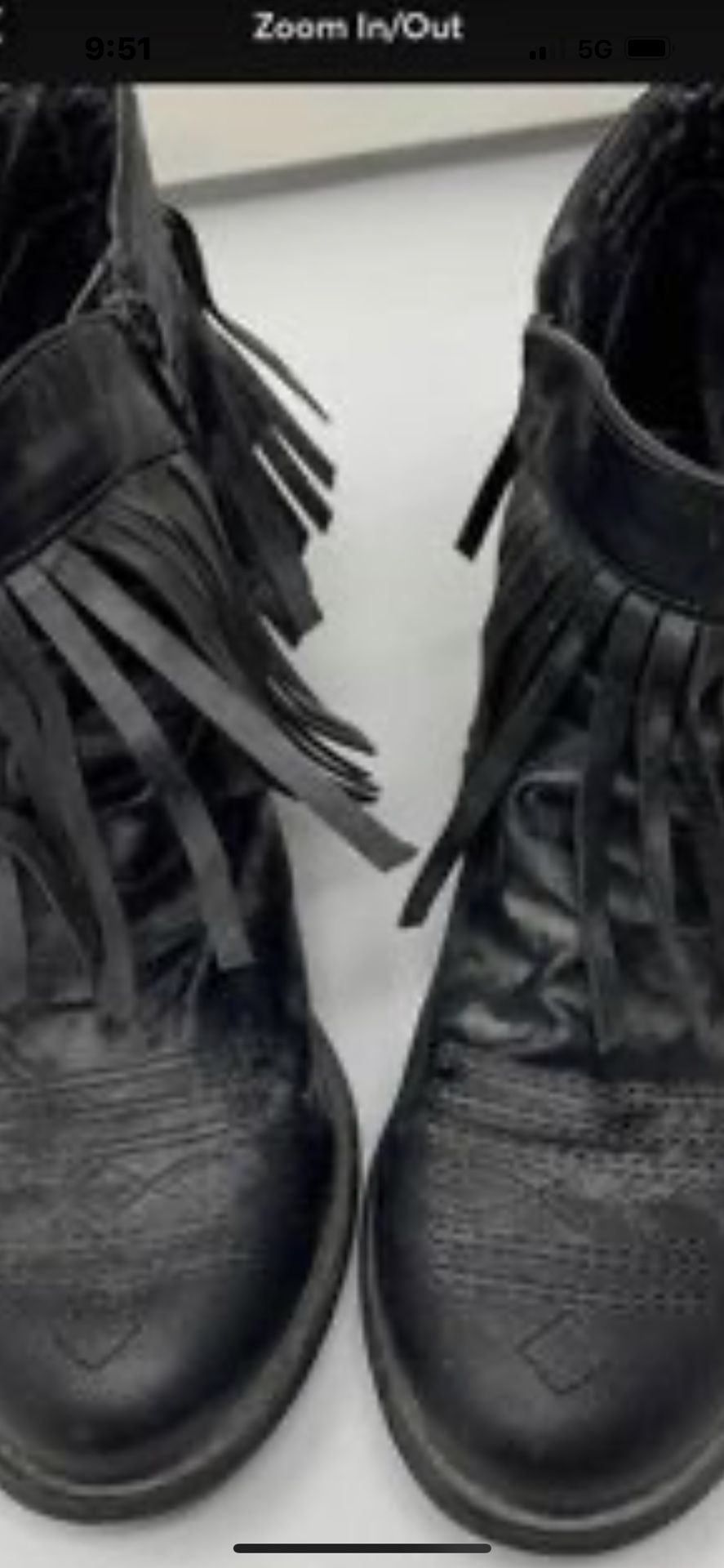 Comfortview  Black Booties/boots Size 8 1/2 Medium 