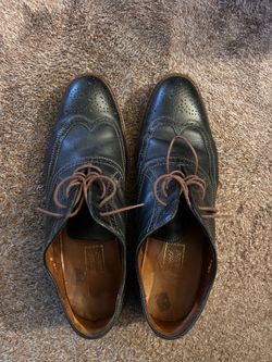 Marechiaro Italian Leather Wingtip Dress Shoes – Size 11½ M – $125 OBO