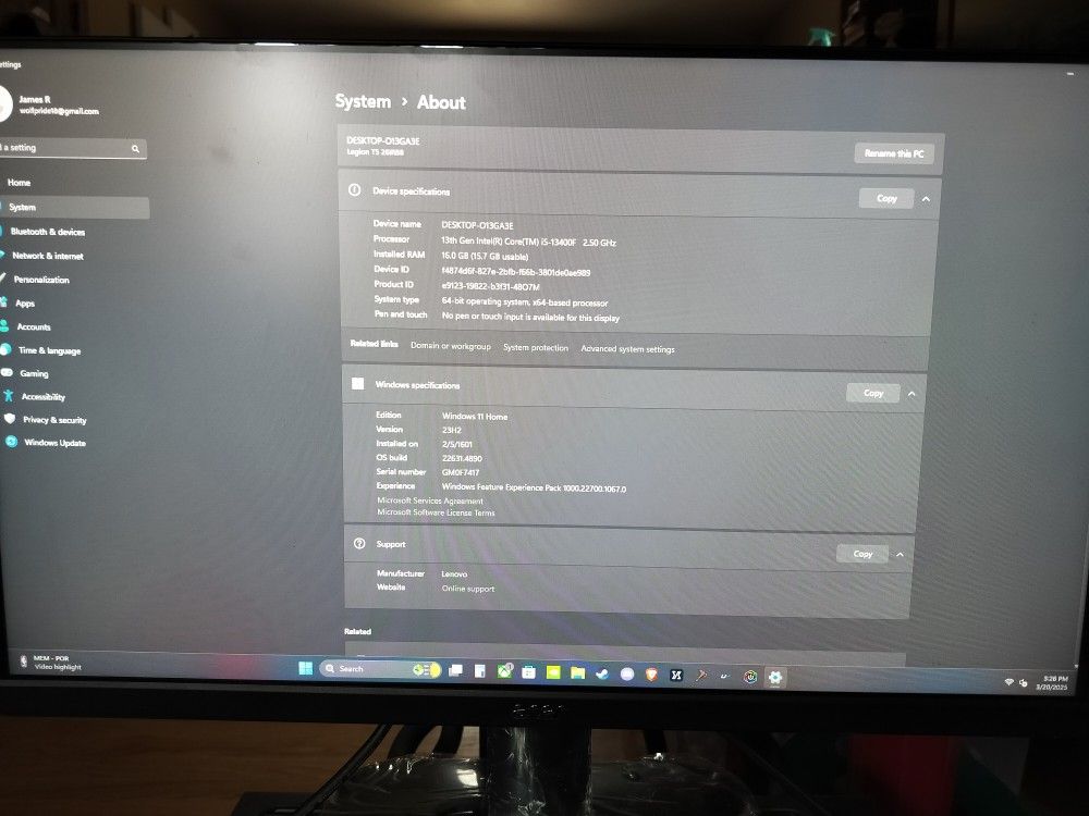 Gaming PC Setup