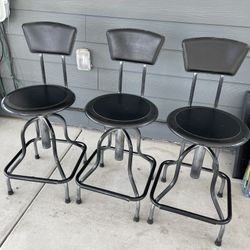 3 Pottery Barn Bar Stools
