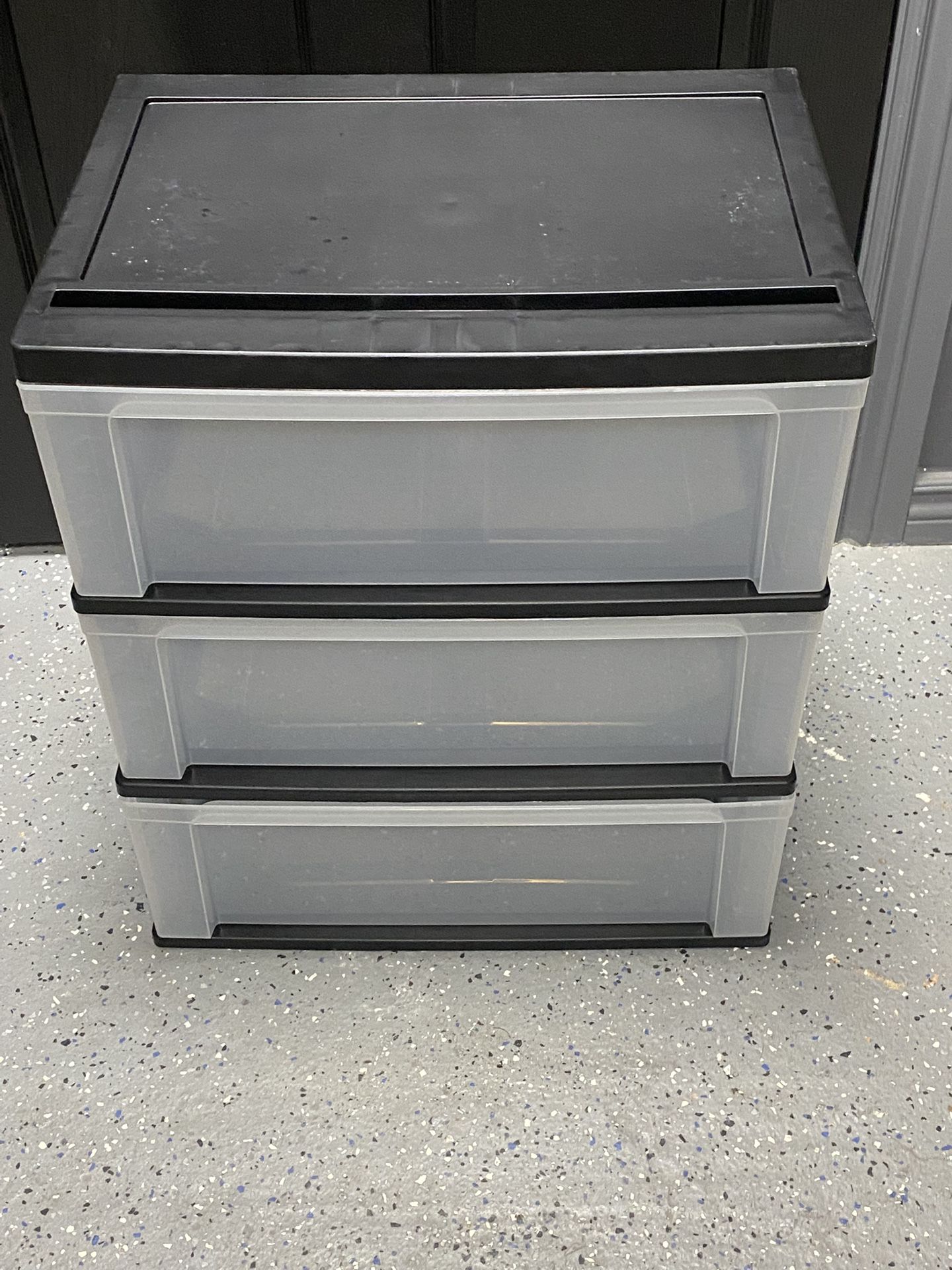 3-Drawer Plastic Storage Organizer 