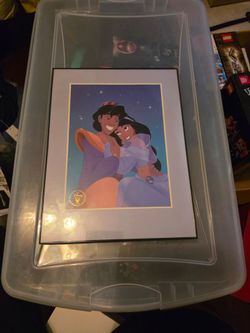 Aladdin Exclusive Commemorative Lithograph 1993 from The Disney Store