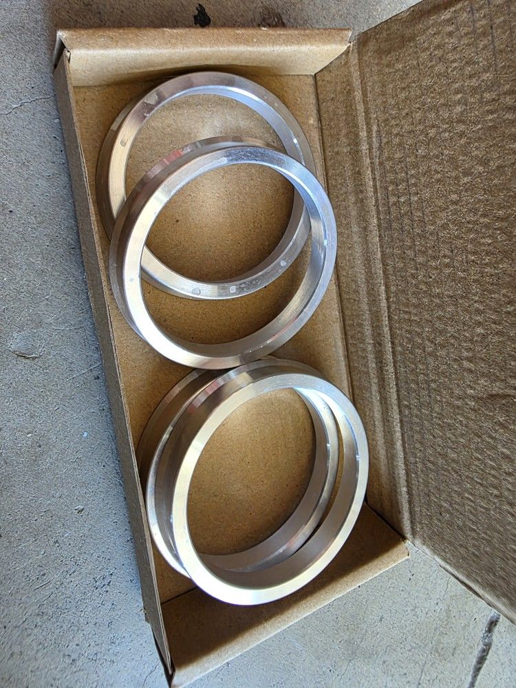 57.1 To 66.6 Wheel Hub Rings Aluminum Rims Car Part