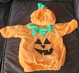 Baby Pumpkin Halloween Costume with Hat