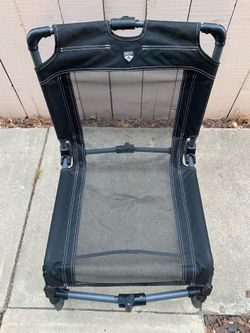Quest Folding Portable Stadium / Camping Chair – Black