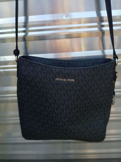 Michael Kors Black Signature Crossbody Bag