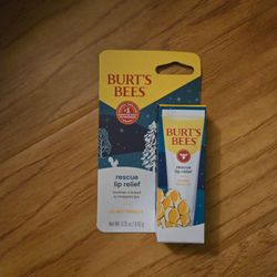Burt's Bees Lip Relief Lip Balm, Honey Vanilla Rescue, 0.35 OZ​ ( set of 2)