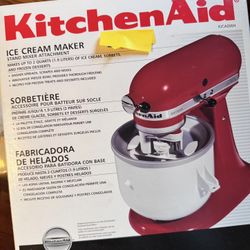 Kitchenaid Ice cream Attachment 