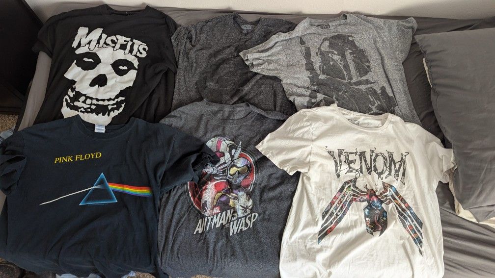 Used Shirts for Men, Lot of 6 | Sizes: MD, L