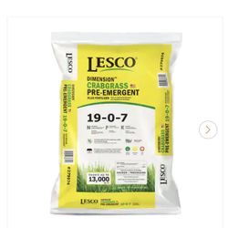 Lesco Professional Crabgrass Preventer Turf Fertilizer, 19-0-7 Formula, 50 Lbs., 13,000-Sq. Ft.