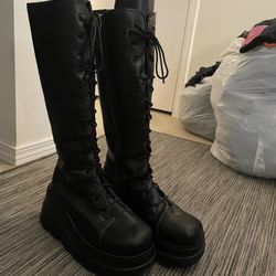 Black Platform Boots