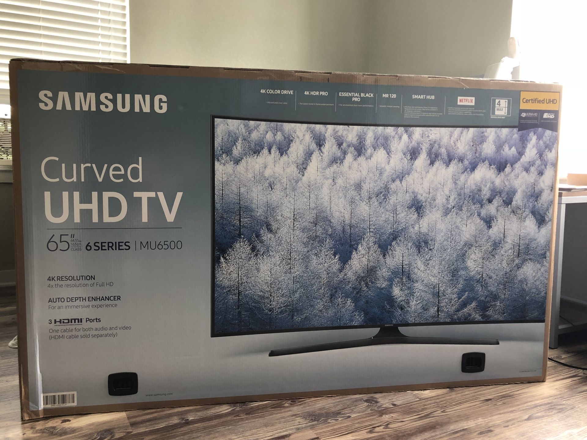 Samsung 65” inch Class 4K Ultra HD Curved Smart LED TV