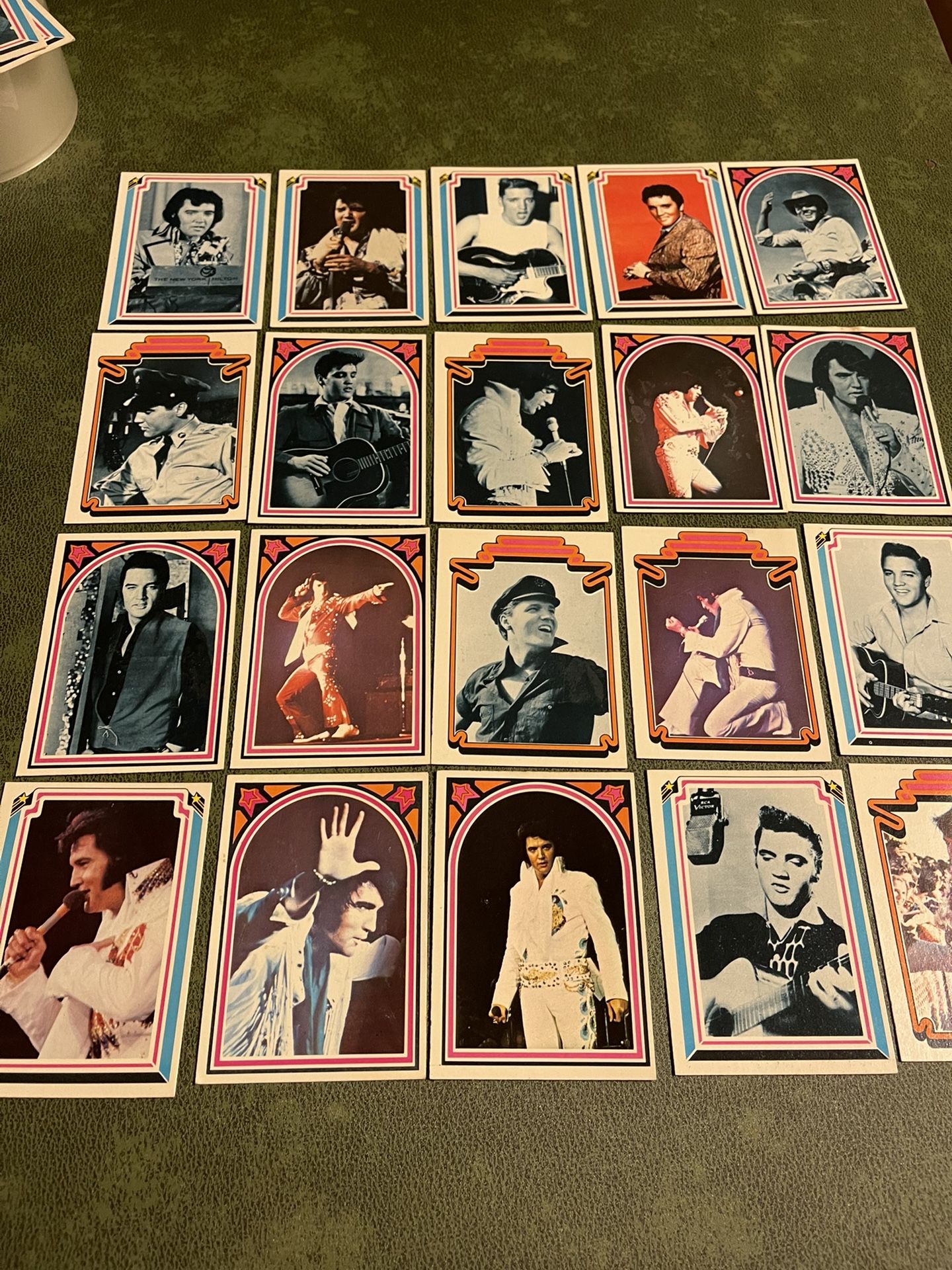 Lot of 20 Elvis Presley boxcar trading cards 1978 #14