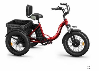 Qronge - Lava Electric Tricycle - Red - (MSRP $2,099) Save 60% OFF!