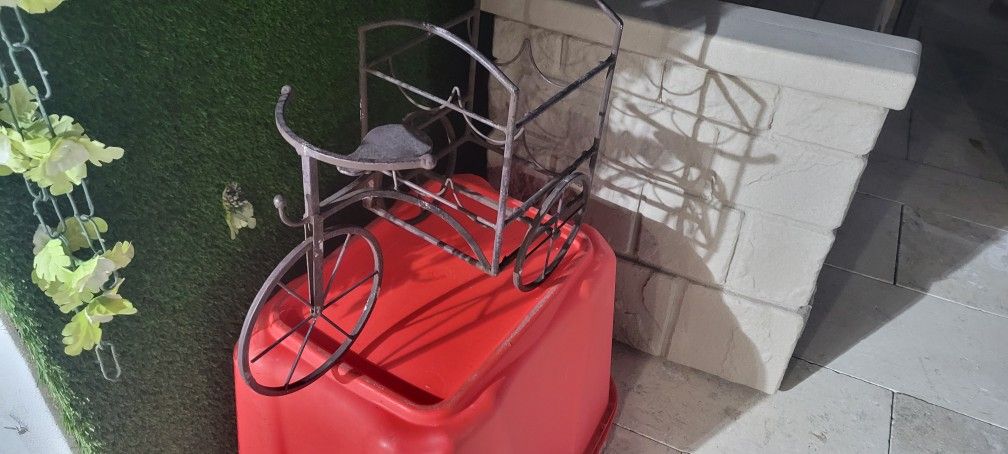 Antique Wine Bottle Bicycle