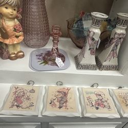 Vintage Wood Art (4 Available)