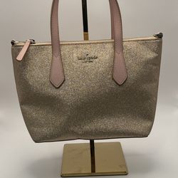 Kate Spade Rose Gold Joeley Small Satchel With Cross Body