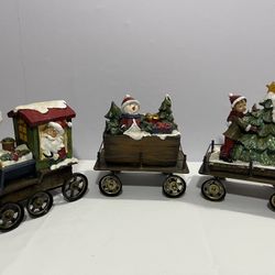 3 Pc. Resin And Metal Christmas Express 