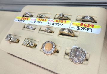 Womens Diamond Ring birthstone rings promise engagement anniversary band 18kt 14kt 10kt