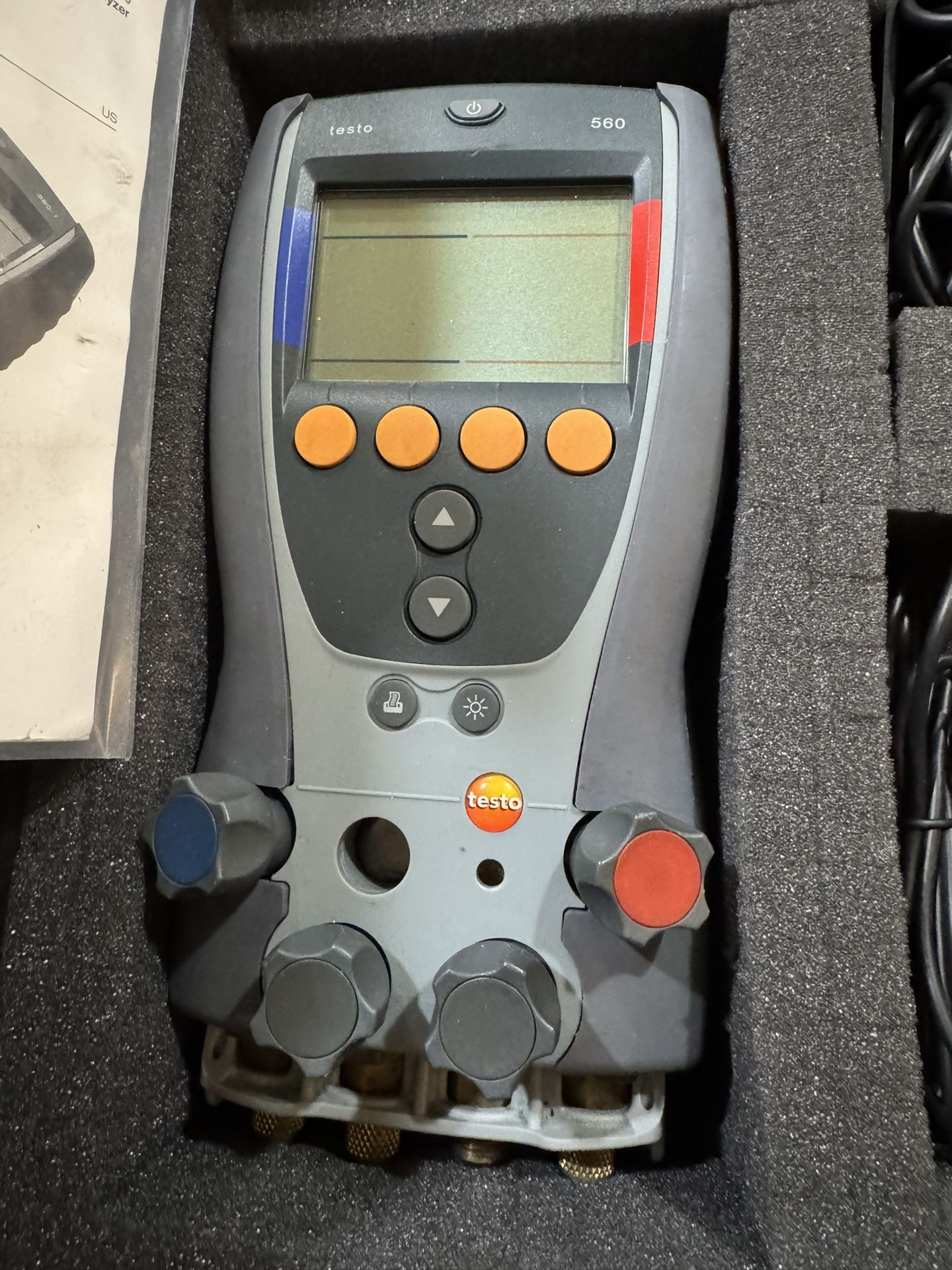 Testo Refrigeration Gauges Sistem Analyzer
