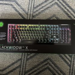 Brand new Razer BlackWidow V4 X Mechanical Gaming Keyboard with Razer Chroma RGB Still sealed have proof of purchase  $90 firm