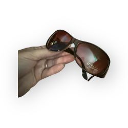 Vintage Riviera Brown Sunglasses with Gold Accents