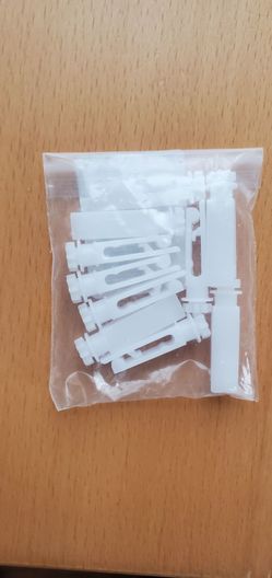 Vertical Blind Stem Replacement White Parts