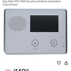 2gig 2GIG-CP21-345E Security and Home Automation Control Panel