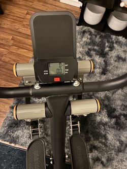Stationary Exercise Bike with LCD Monitor