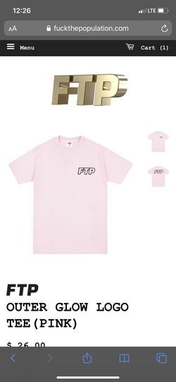 FTP glow logo tee Size small