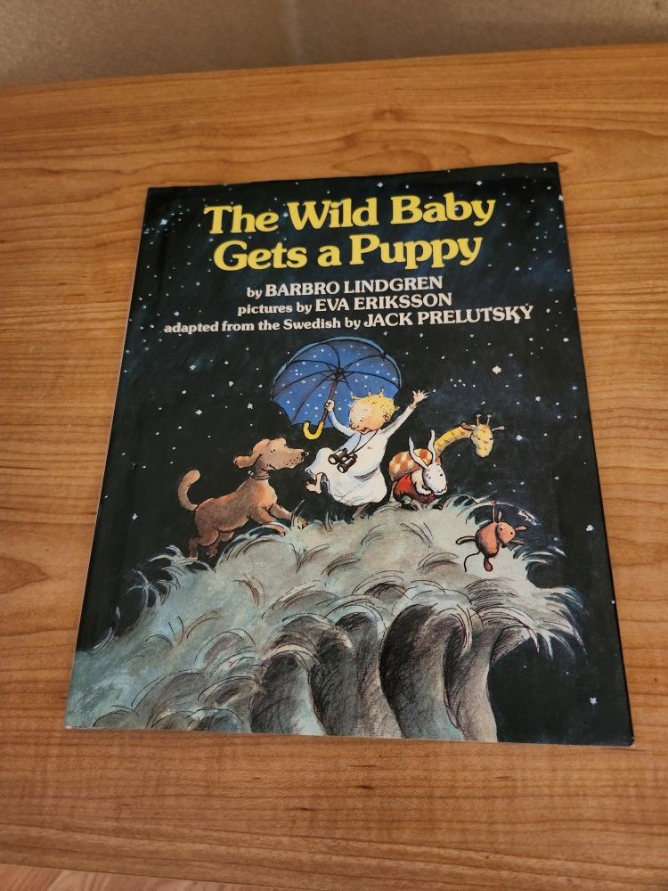 The Wild Baby Gets A Puppy childrens book