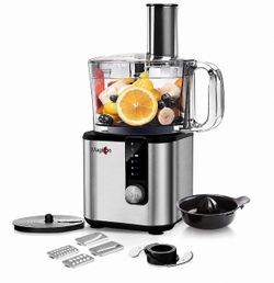 6-in-1 Food Processor & Citrus Juicer – 8 Cup – Used Twice