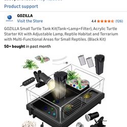 Used turtle tank