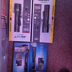 Four Flashlights over $100 value