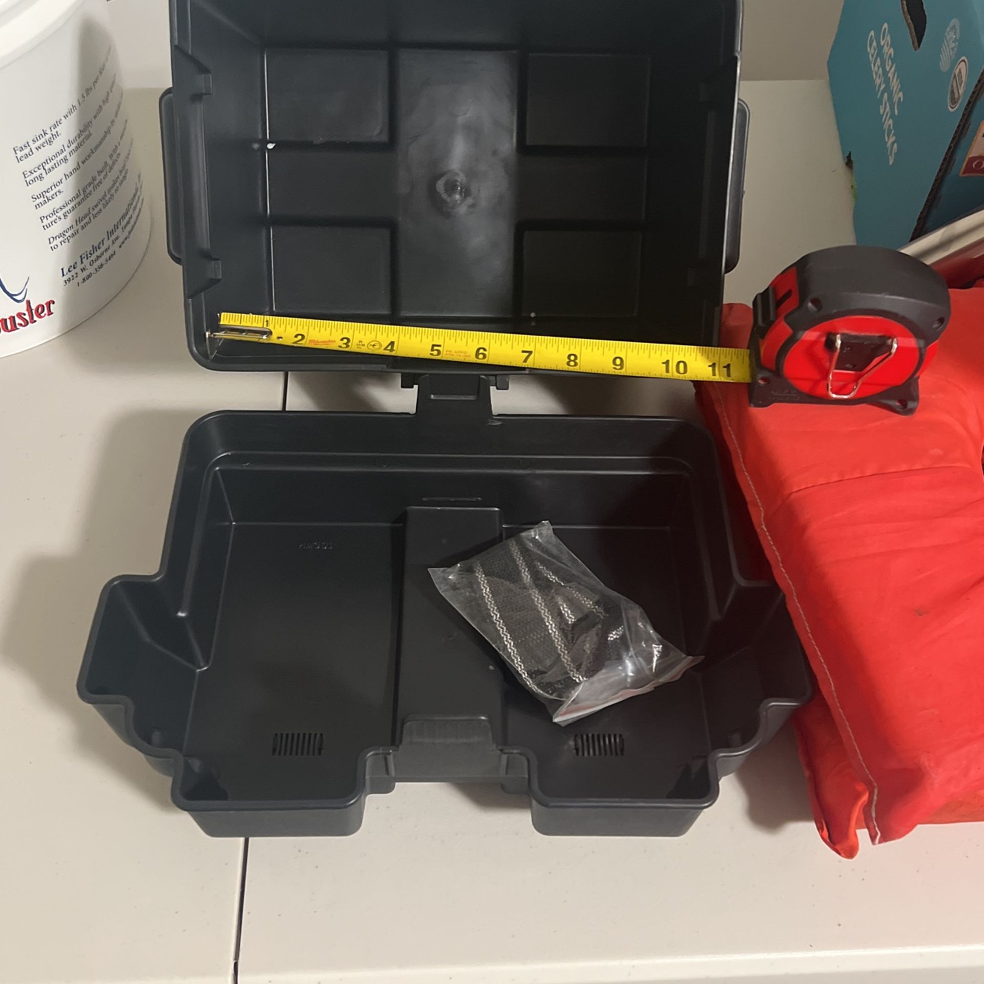 Boat Battery Storage And Strap - Like New