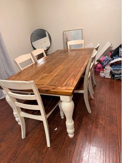 Farmhouse style table and chairs