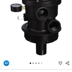 New Hayward SP0714T VariFlo Top-Mount Multiport Valve Backwash Valve Black