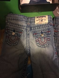 Toddler size 4 true religion jeans