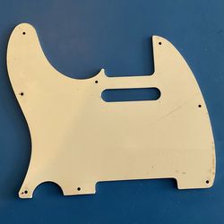 Tele-Style Pickguard  - White