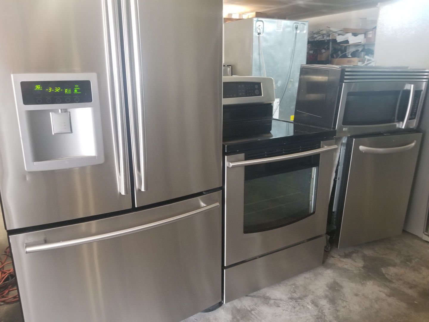LG stainless steel appliances