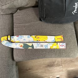 Pokemon guitar strap new arrivals