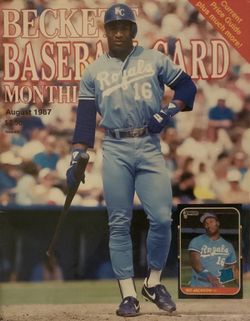 Bo Jackson Beckett Baseball Card Monthly Magazine