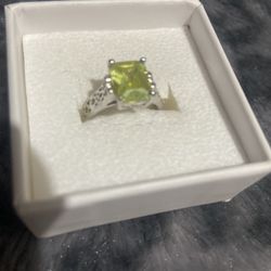 Yellow Lovely Stone Ring New 10k 