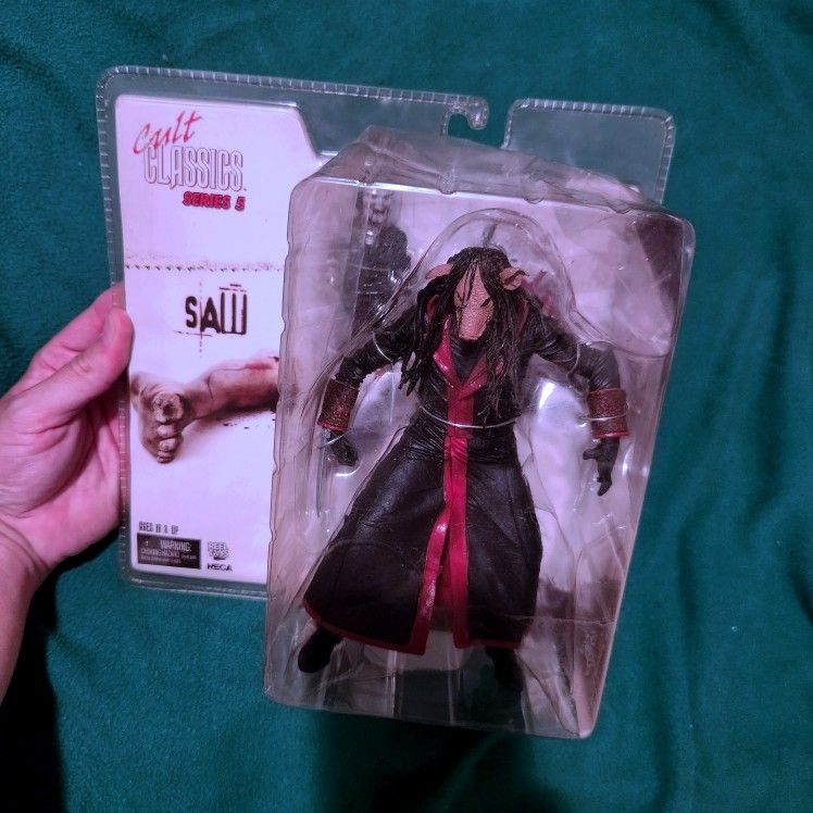 Saw III Jigsaw Killer Figure Pig Mask NECA Reel Toys Cult Classics Series 5